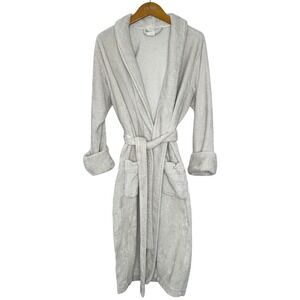Pottery Barn Plush Robe S/M‎ Oatmeal